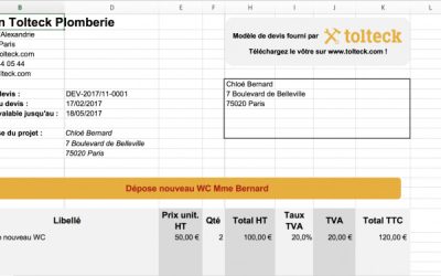 Exemple devis bâtiment: simplifiez votre facturation avec notre modèle devis – téléchargement gratuit