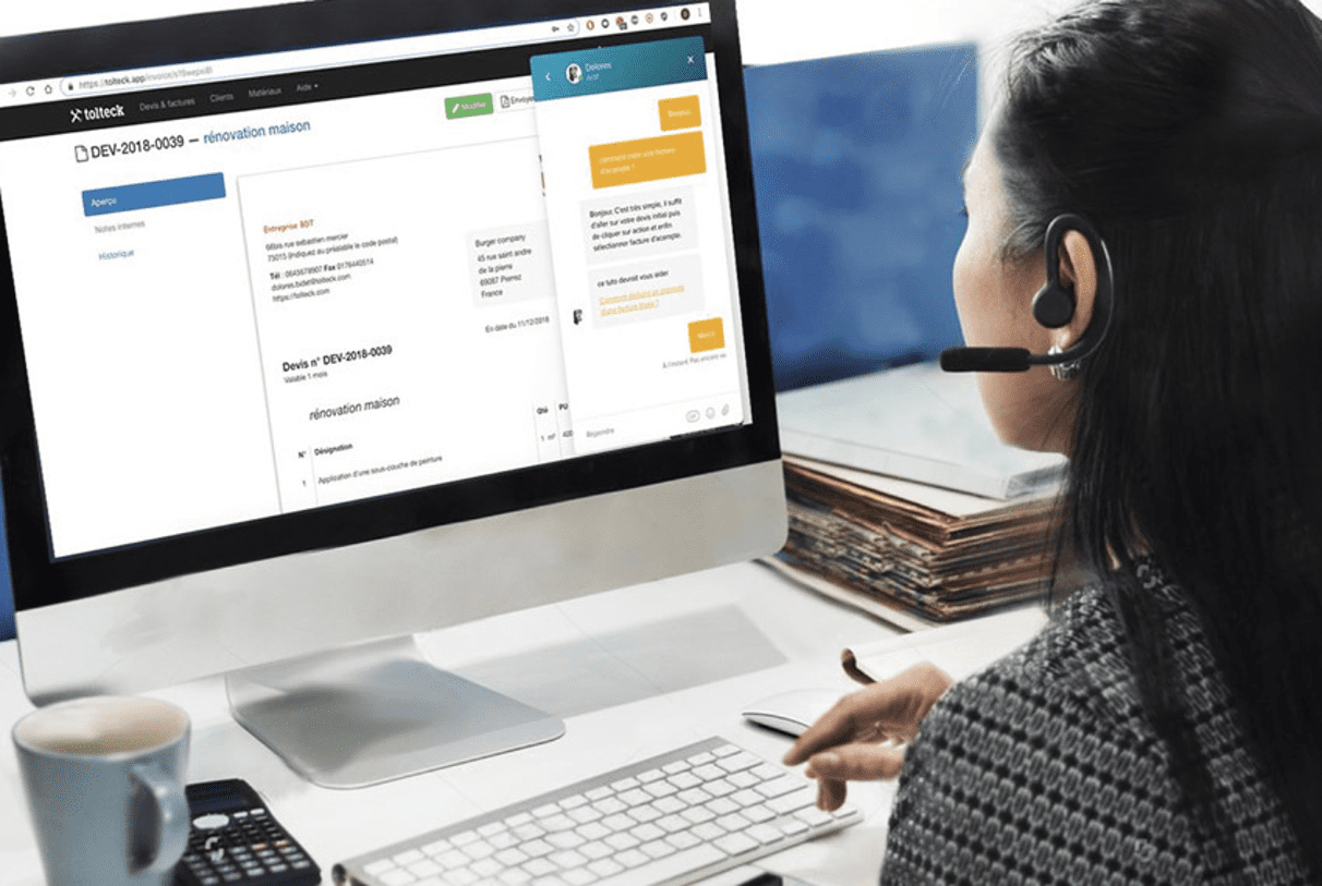 4. Tolteck inclut accompagnement et support illimités