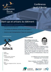 Start-up et artisans du bâtiment, une passion commune