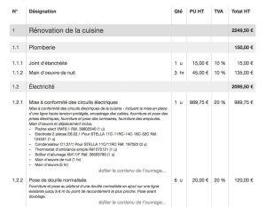 exemple de devis Tolteck