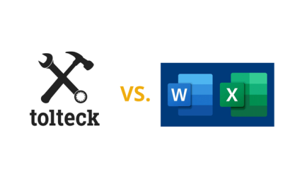Tolteck vs Excel/Word : faut-il quitter le tableur pour un logiciel de devis bâtiment ?