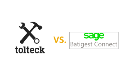 Tolteck vs Sage Batigest Connect : quel logiciel choisir pour vos devis et factures dans le bâtiment ?